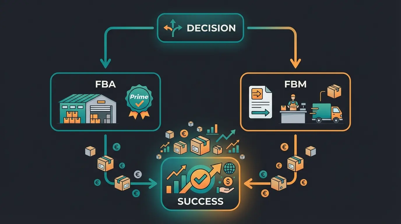 Entscheidungshilfe FBA vs FBM fuer Shopify-Haendler: Wann sich Versand durch Amazon oder Eigenversand lohnt