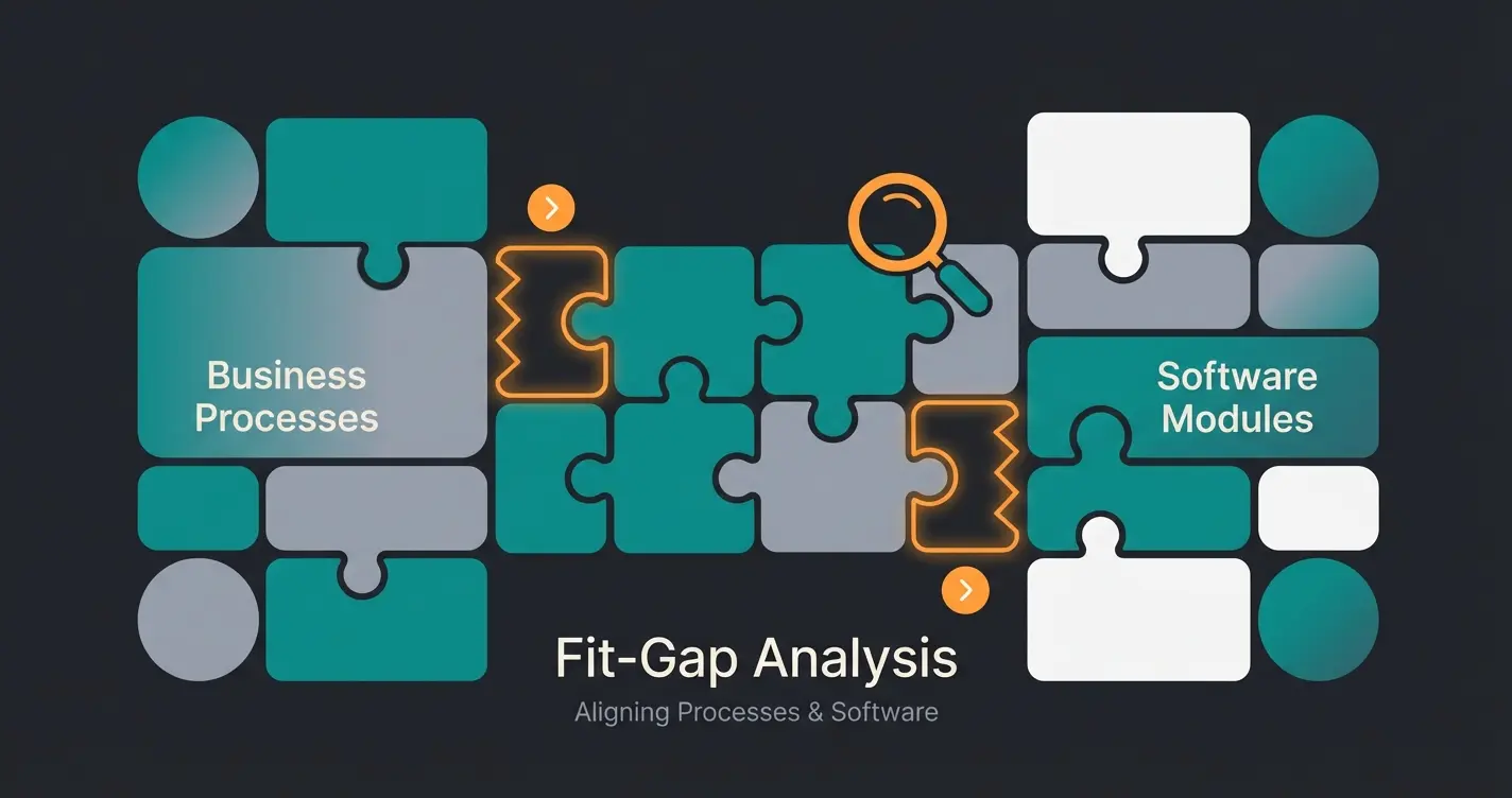 Visualisierung der Fit-Gap-Analyse bei der ERP-Konzeption