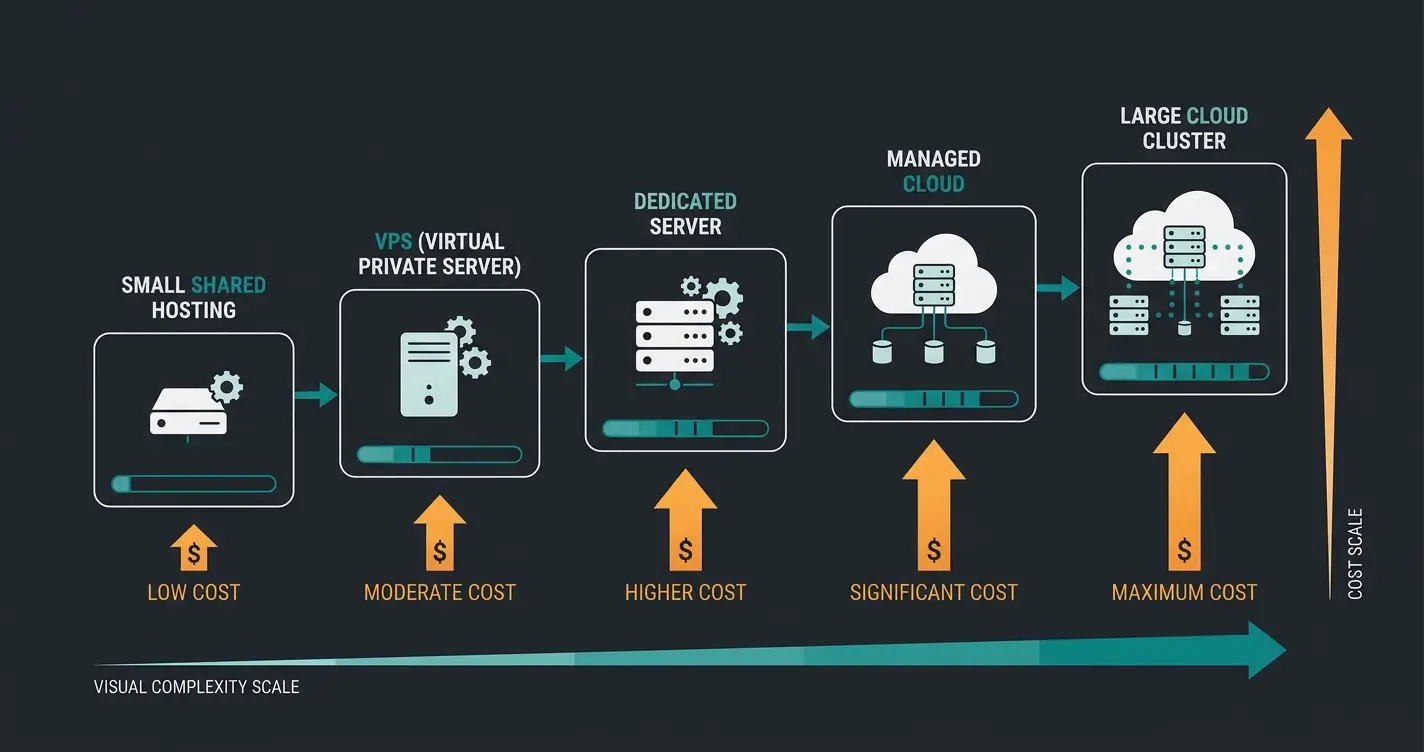 Shopware Hosting-Arten im Vergleich: Von Shared Hosting bis Cloud-Infrastruktur