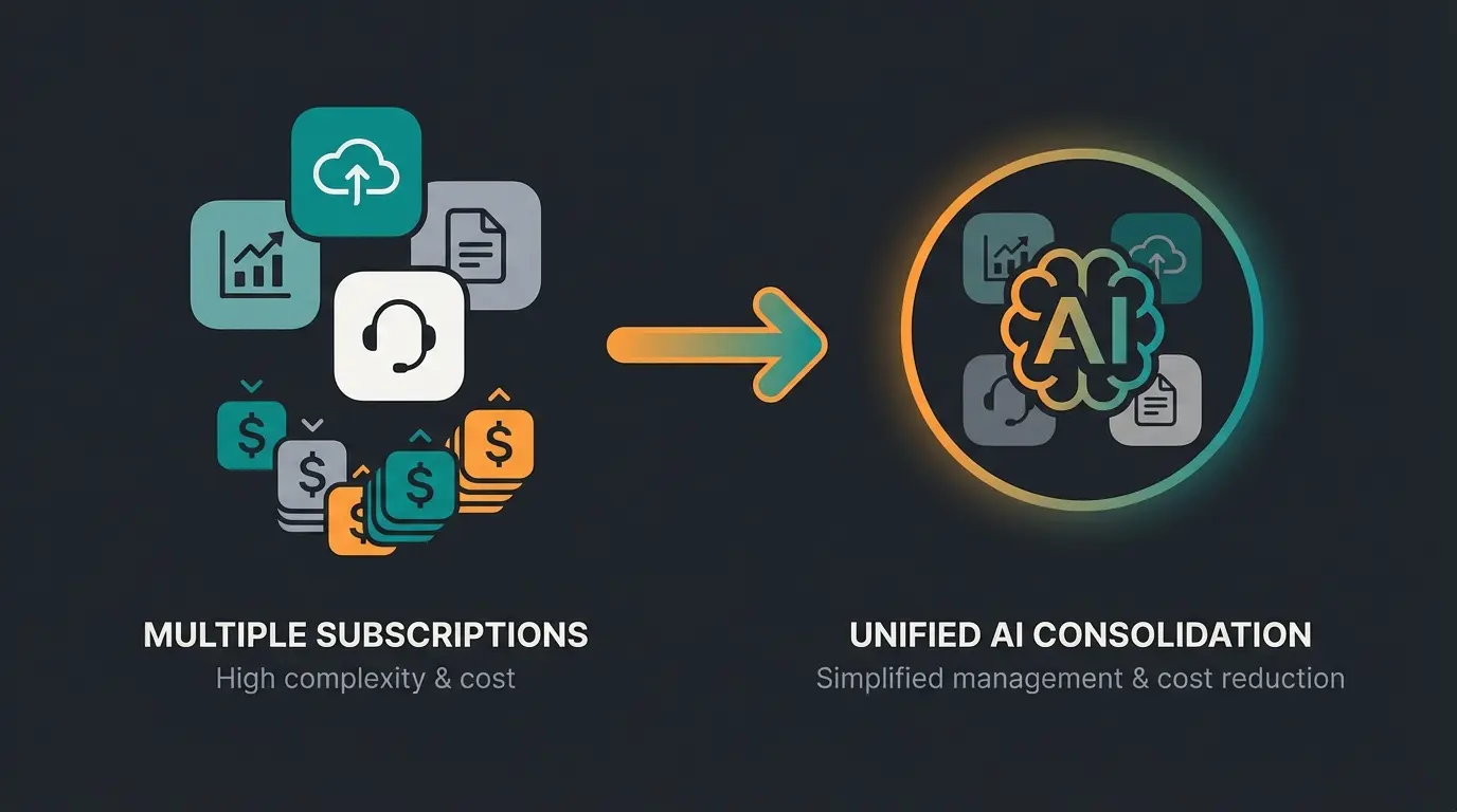 Consolidating multiple Shopify apps into a single AI employee to reduce monthly costs