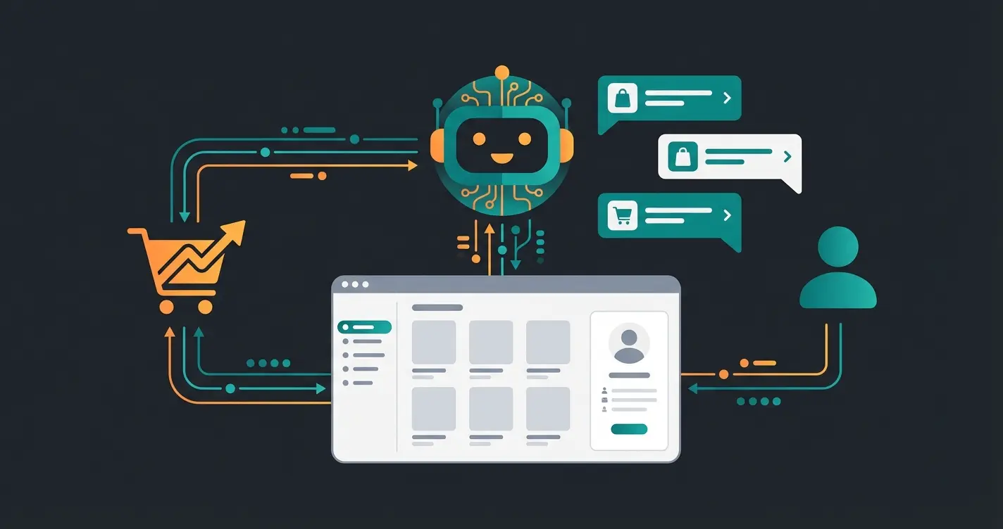 KI-Mitarbeiter von Qualimero integriert in einen Shopify-Shop: automatisierte Produktberatung mit steigendem Warenkorbwert