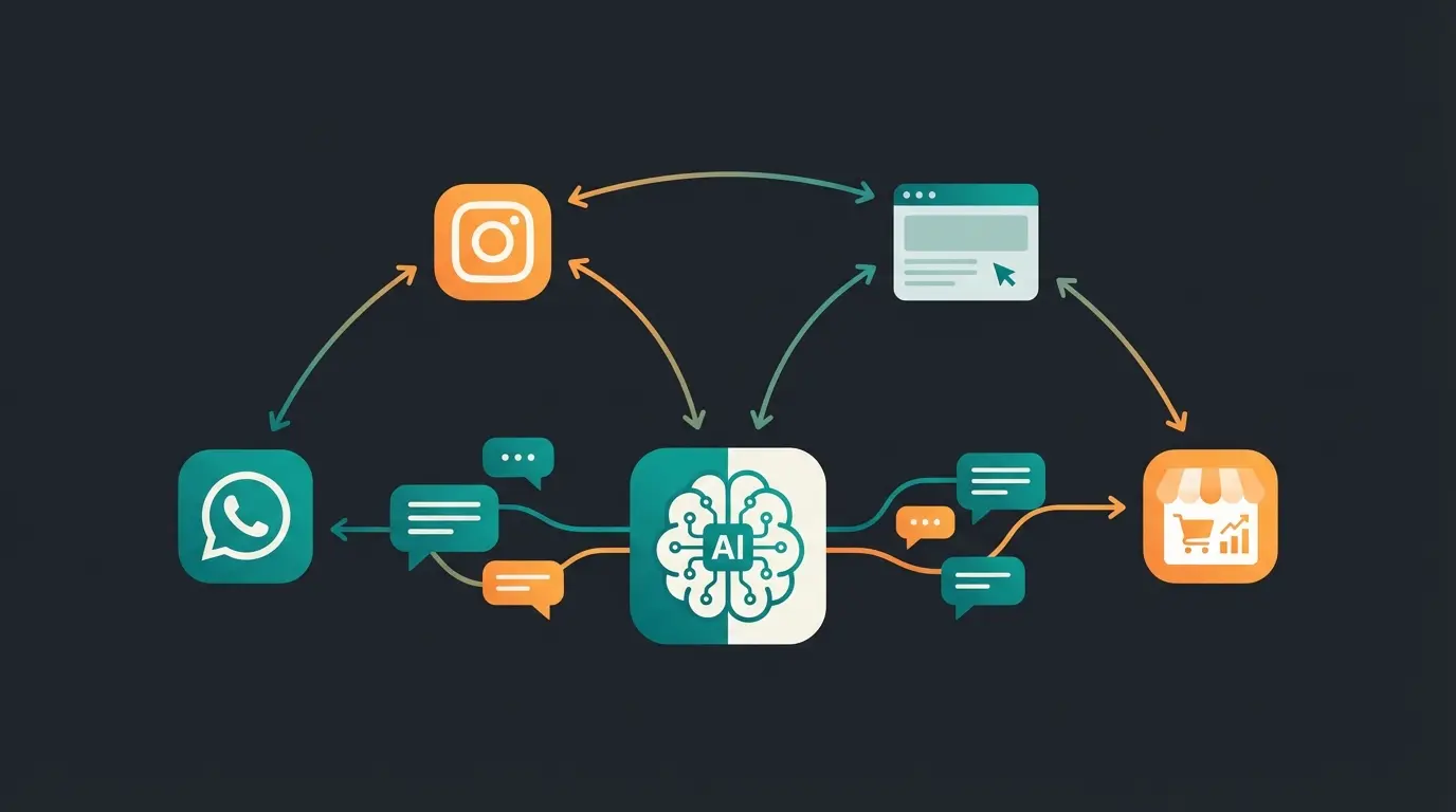 KI-Sales Assistant berät Kunden auf verschiedenen Kanälen gleichzeitig