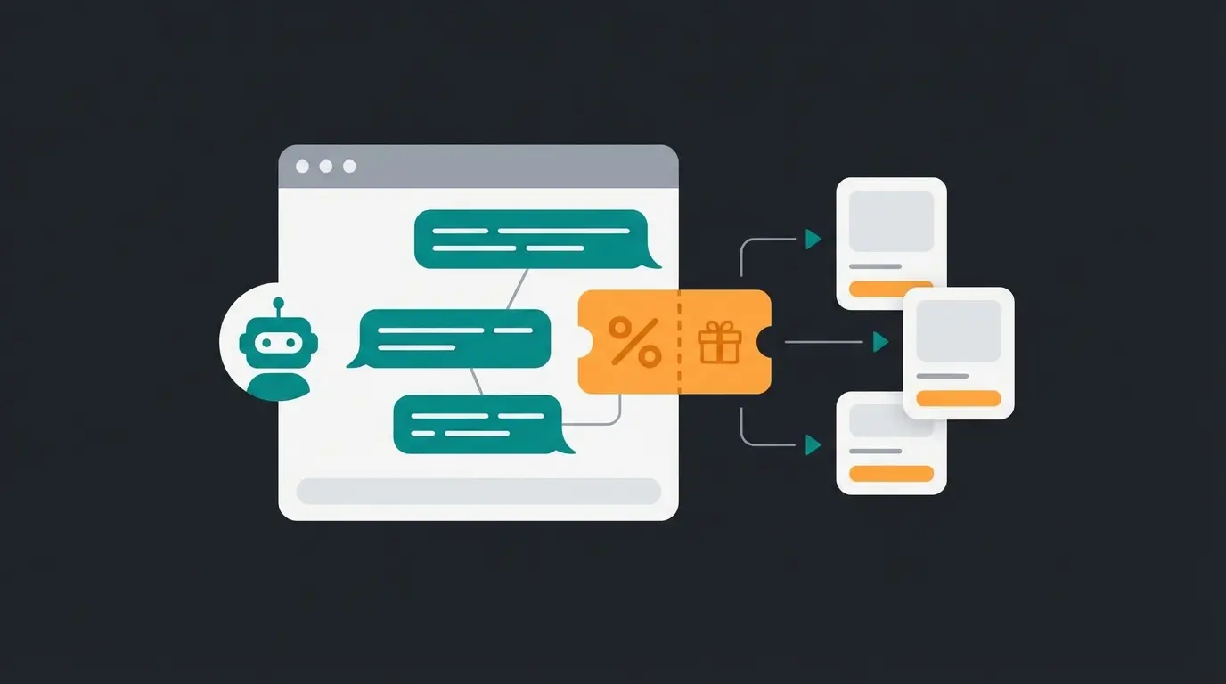 AI Chatbot generiert personalisierten WooCommerce Gutscheincode nach Beratung