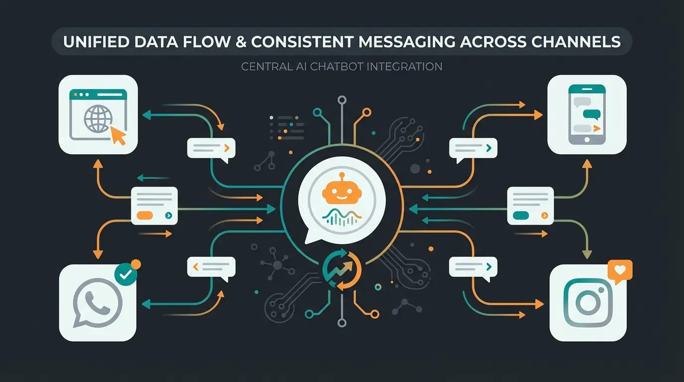 Multichannel-Integration von KI-Chatbots über verschiedene Plattformen