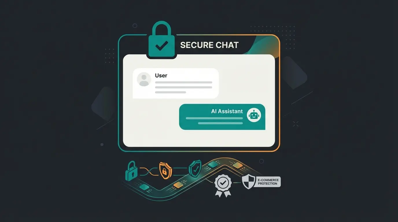 AI chatbot interaction requiring secure HTTPS connection for user trust