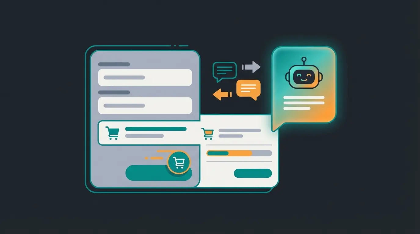 AI checkout concierge providing real-time customer consultation during purchase