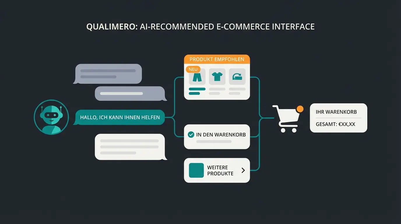 KI-Verkaufsberater führt Produktberatung auf Shopify Store durch