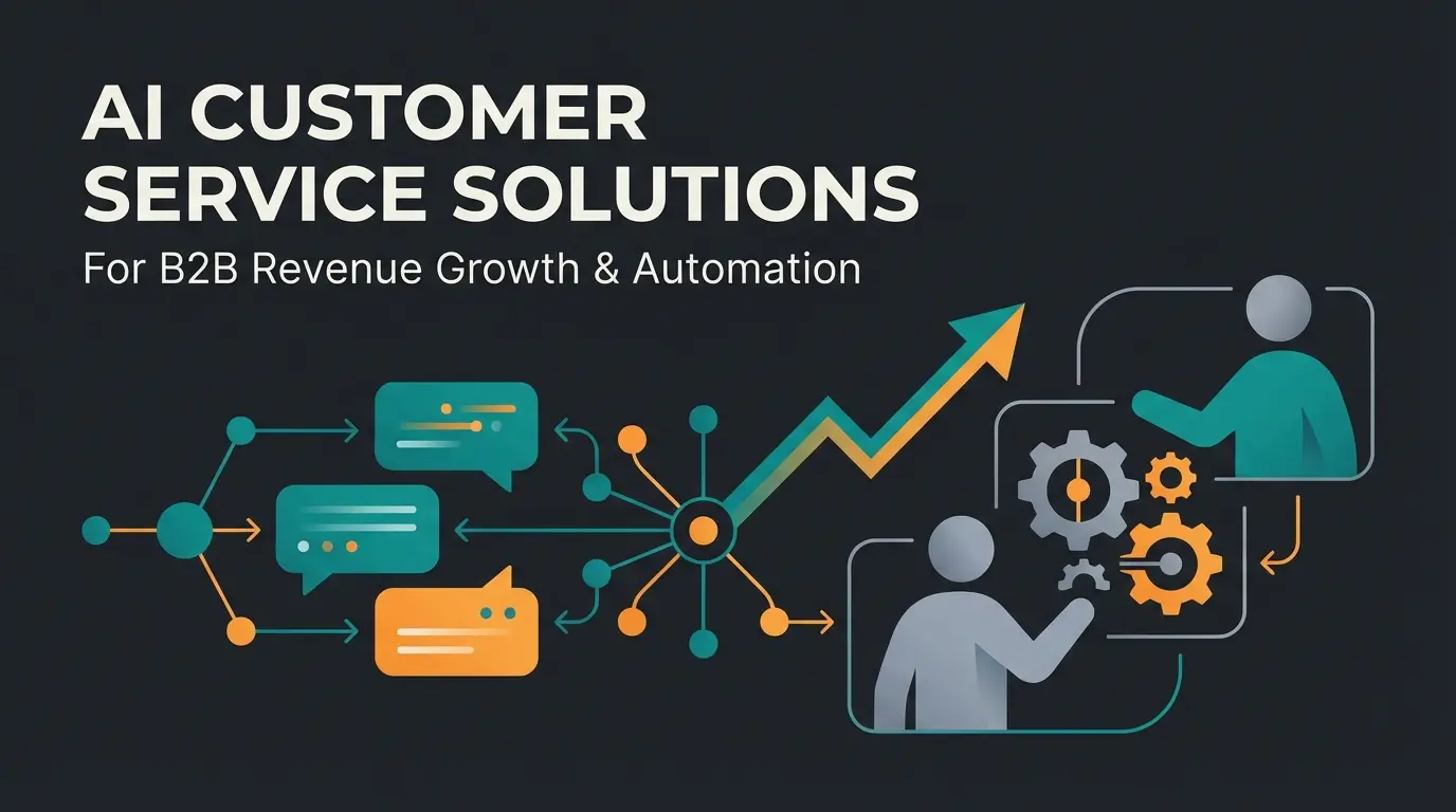 AI customer service transformation concept showing automation and personalization elements