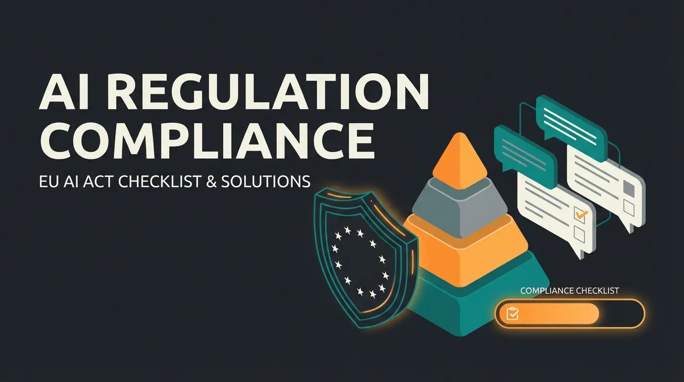 EU AI Act compliance framework for AI chatbots in e-commerce with risk classification pyramid