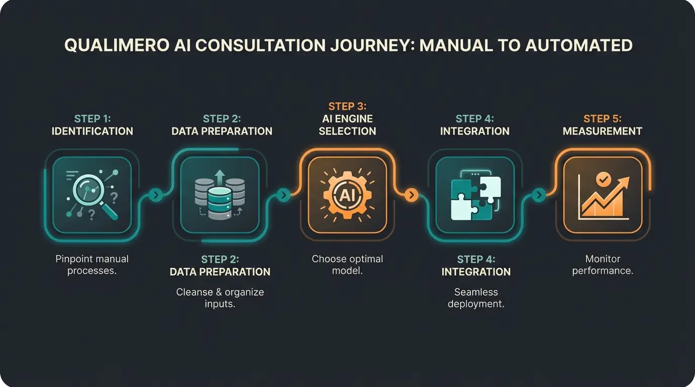 5-Schritte-Fahrplan zur Implementierung von automatisierter KI-Beratung