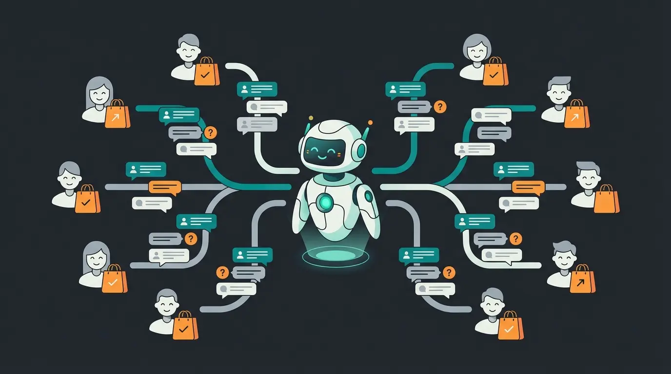 KI-Sales-Agent bearbeitet automatisch Kundenanfragen aus WhatsApp Newsletter