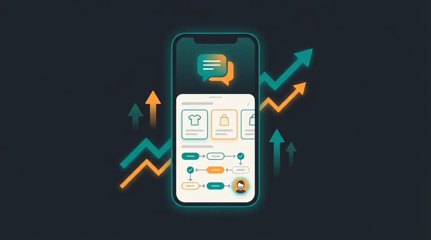 Smart Shop Zukunftsvision mit KI-gestützter Mobile Experience