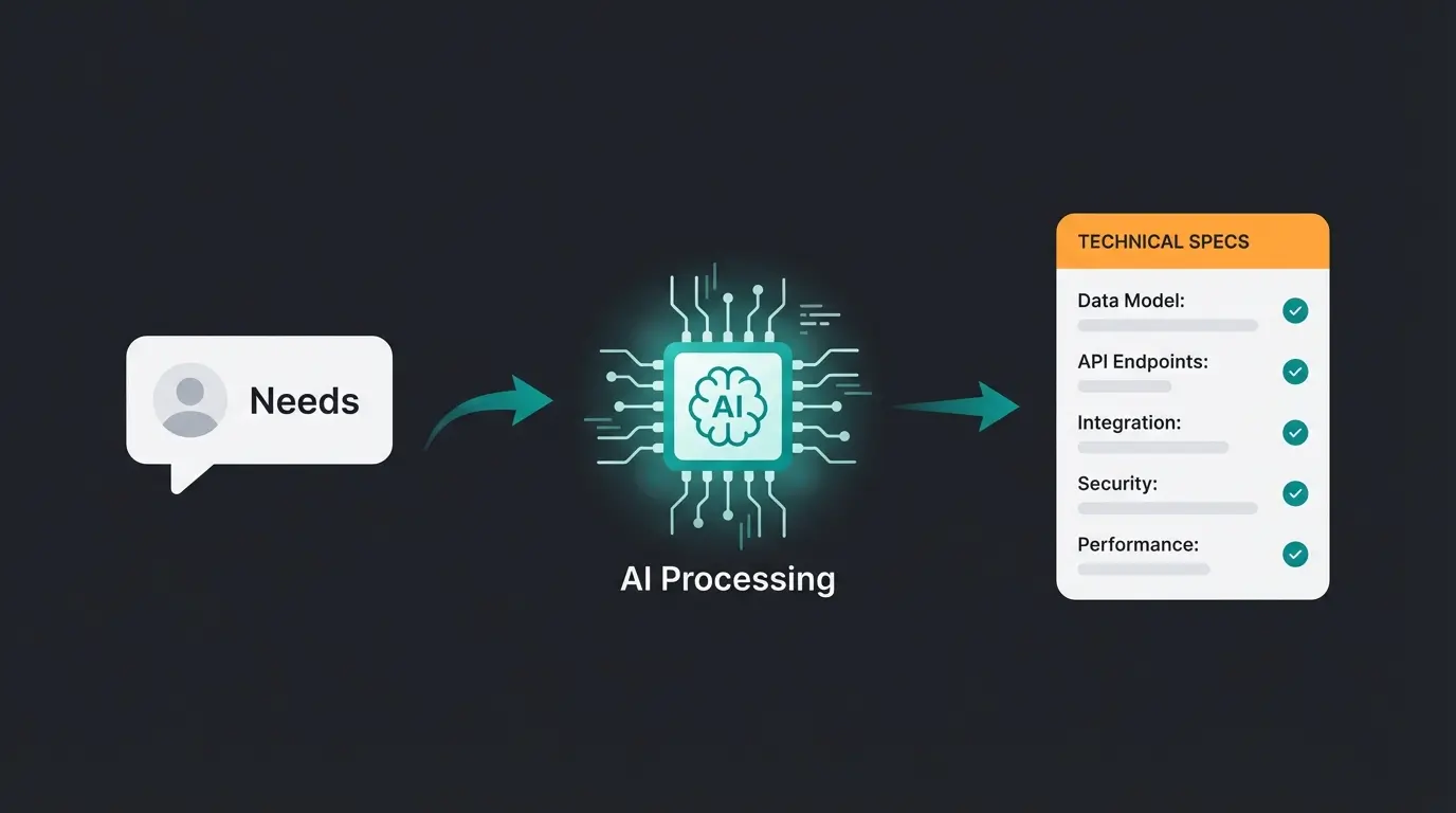 Visualization of the translation of customer needs into technical specifications