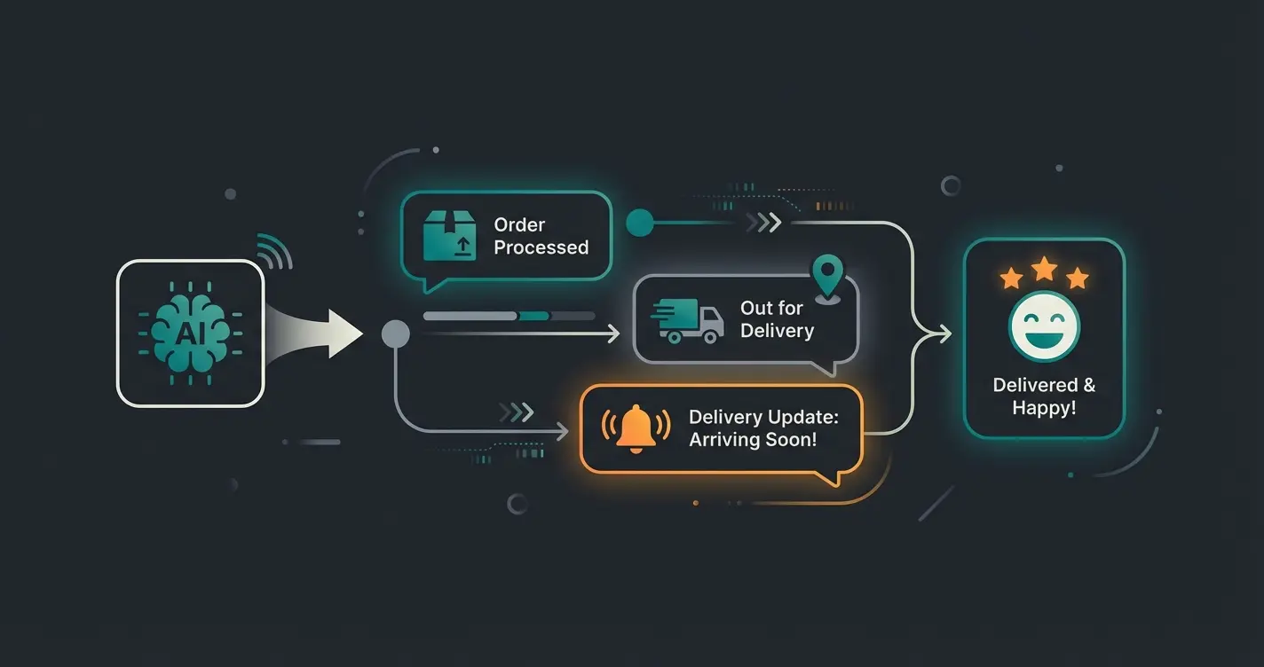 KI-gestützte Versandkommunikation im E-Commerce mit proaktiven Benachrichtigungen