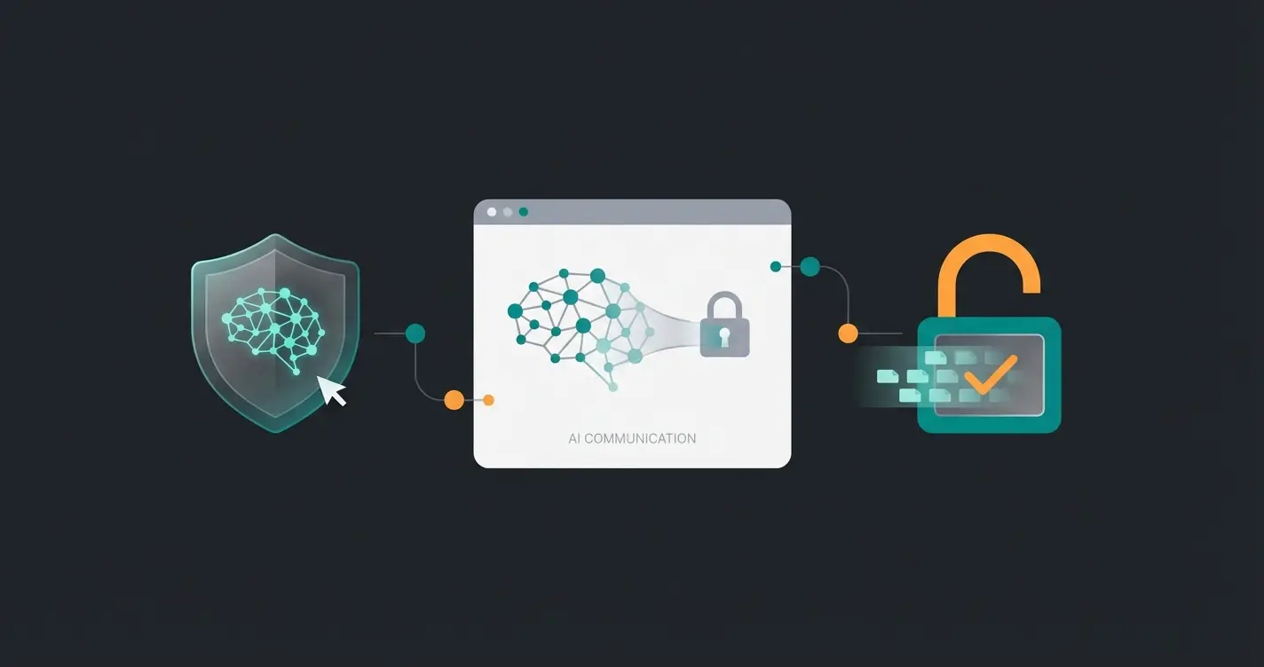 Symbolische Darstellung von Transparenz und Vertrauen in KI