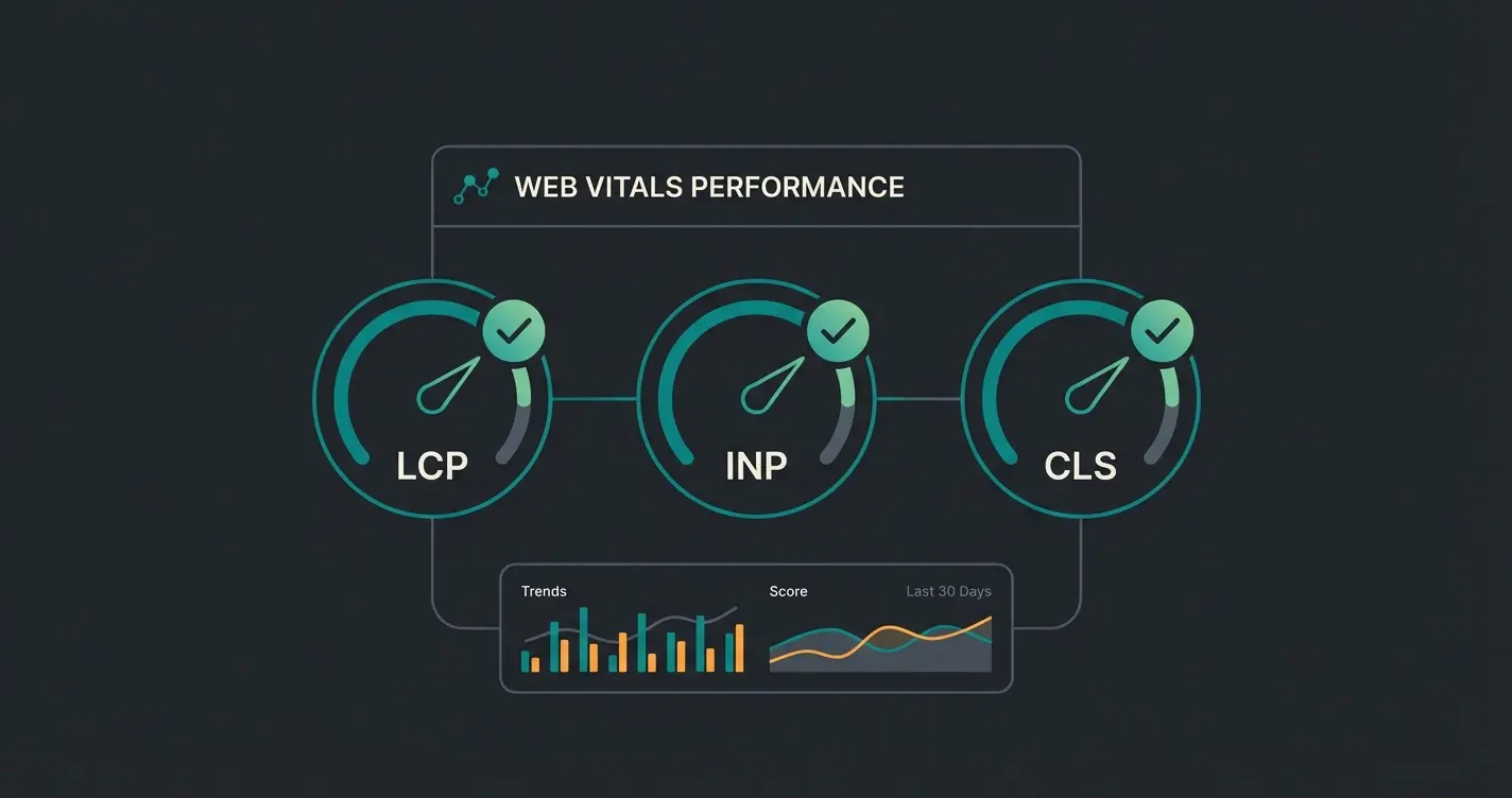 Core Web Vitals Metriken LCP INP CLS für Shopware SEO-Optimierung