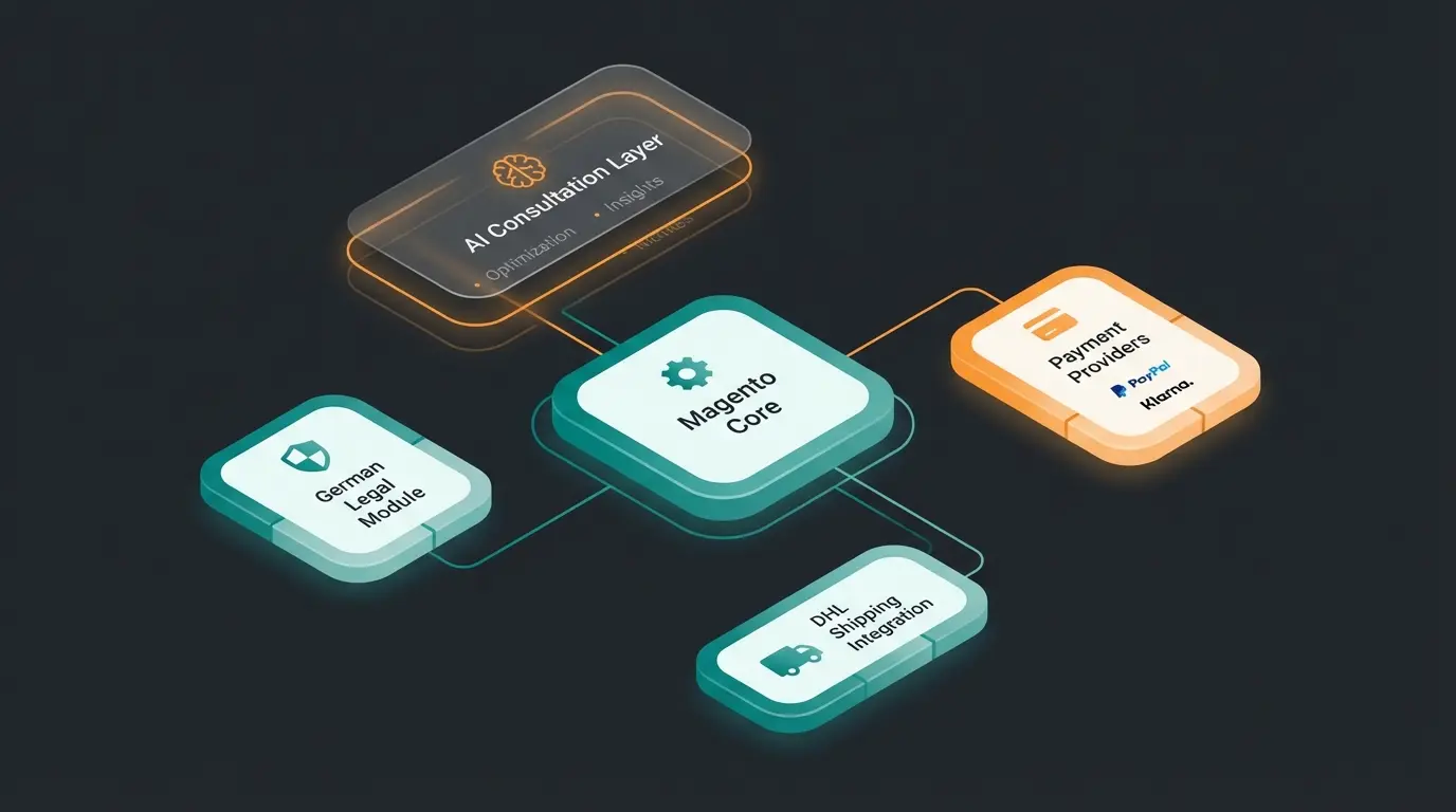 Der deutsche Magento Tech-Stack mit allen wichtigen Komponenten