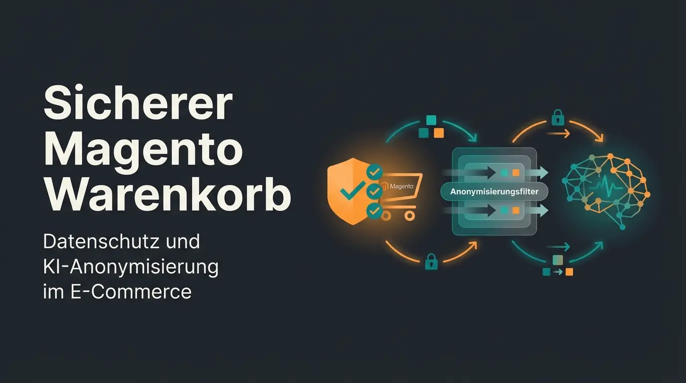 Magento Shop mit DSGVO-Schutzschild und KI-Anonymisierung