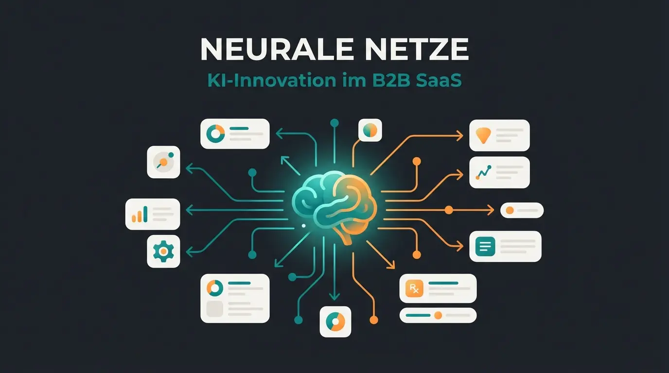 Illustration of Artificial Intelligence network connecting abstract nodes