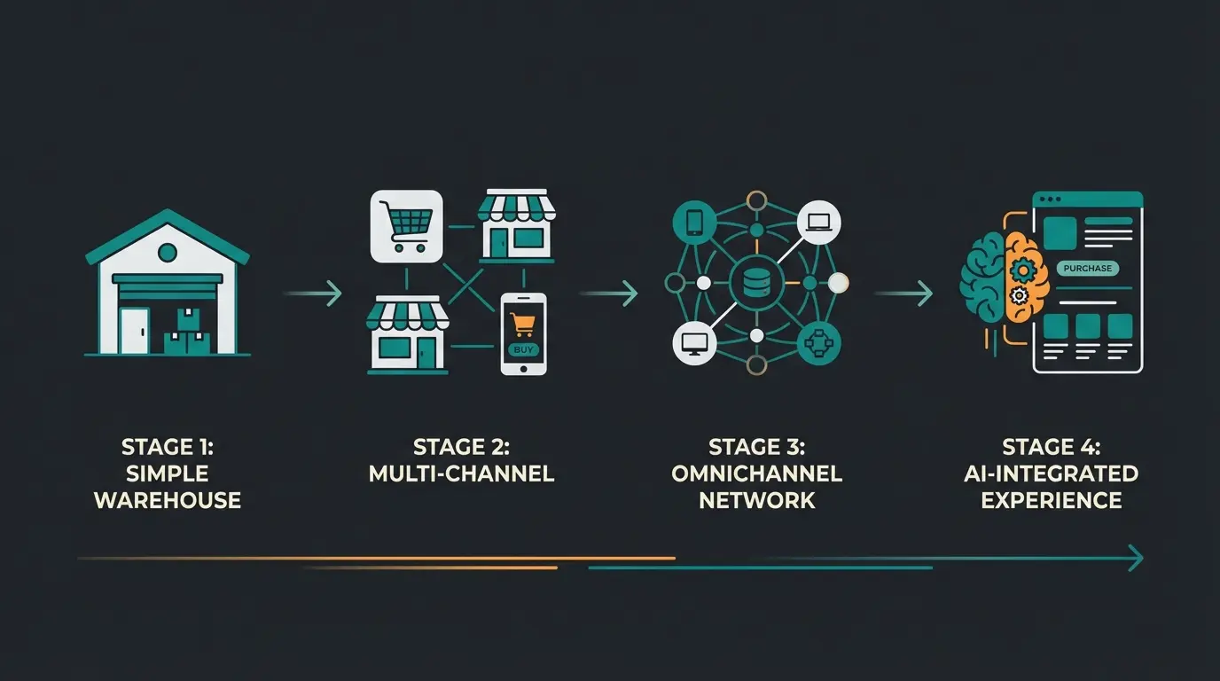 Evolution des Order Management Systems über vier Generationen