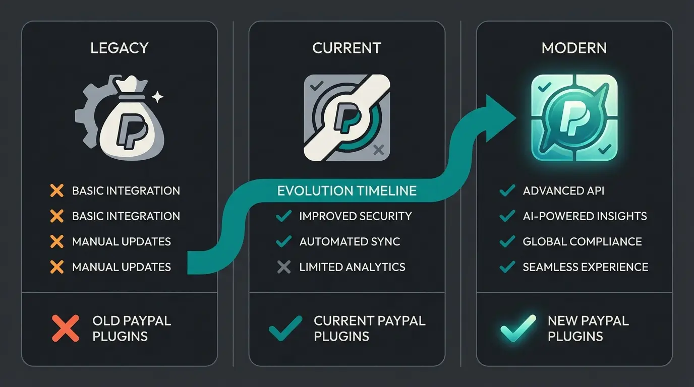 Vergleich der drei PayPal Plugin-Generationen für WooCommerce