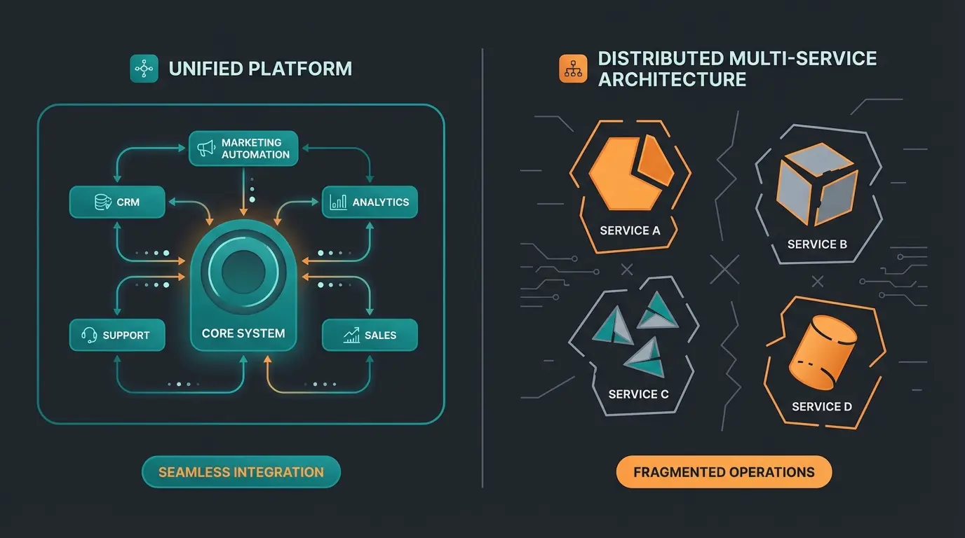 Comparison of Shopify-native Oxygen hosting versus multi-platform headless architecture with third-party providers