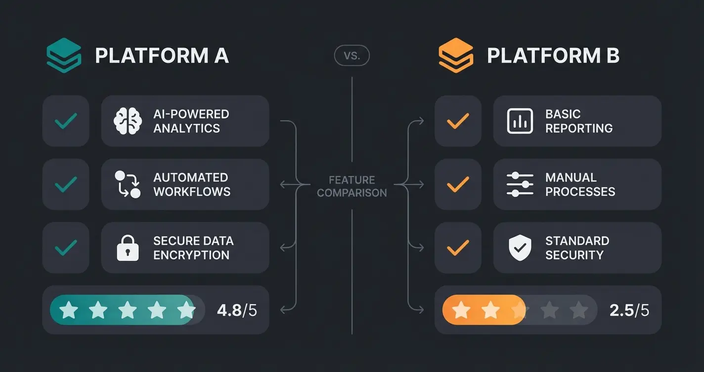 B2B E-Commerce Plattform Vergleich mit Feature-Bewertungen