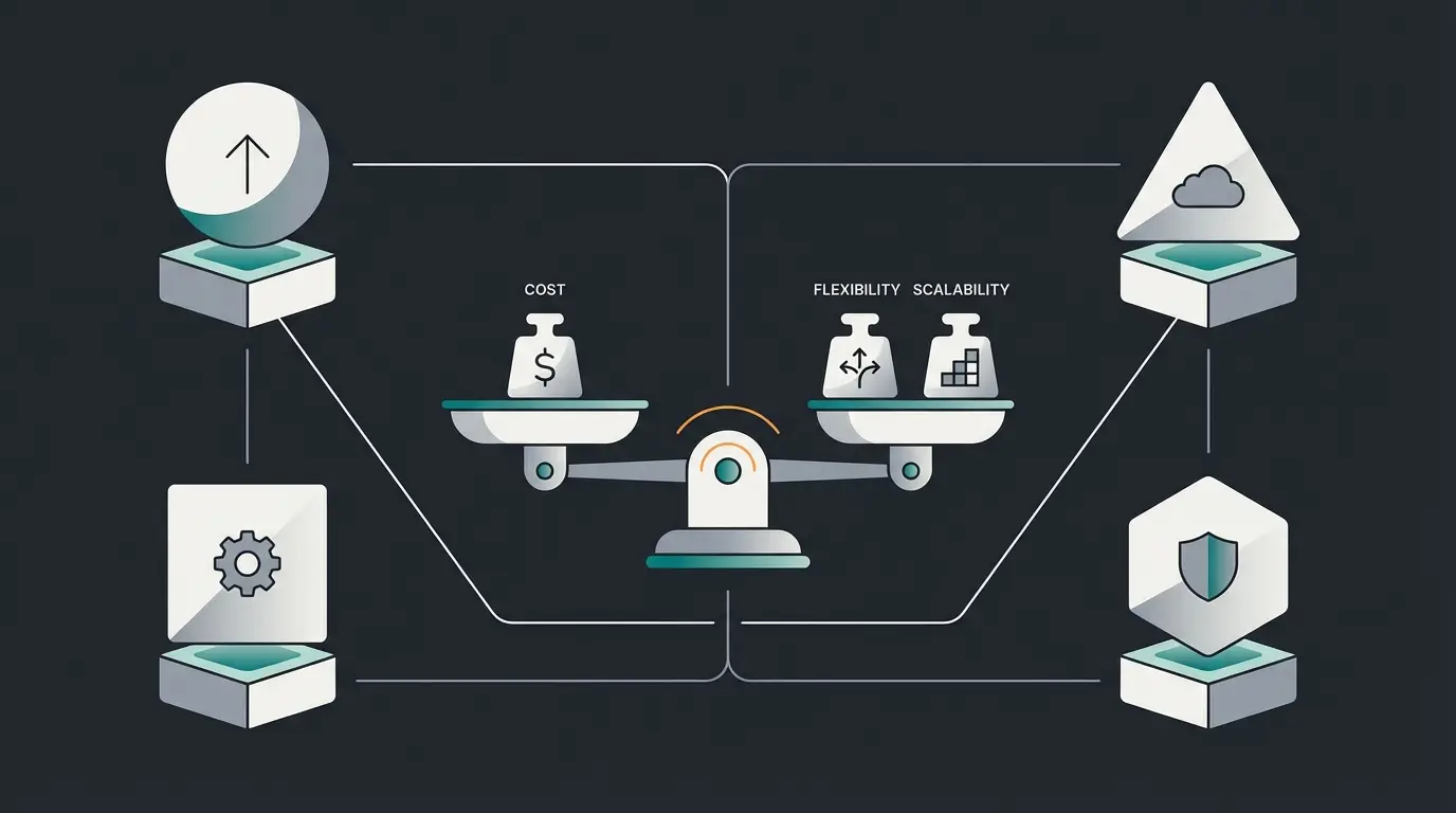 Shopware vs Shopify vs Magento vs WooCommerce comparison visualization showing key differences between ecommerce platforms
