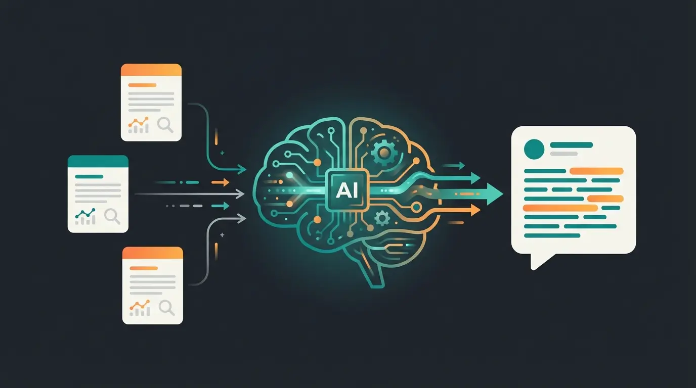 KI-Produktberater analysiert mehrere Help Center Artikel für Beratungsantwort