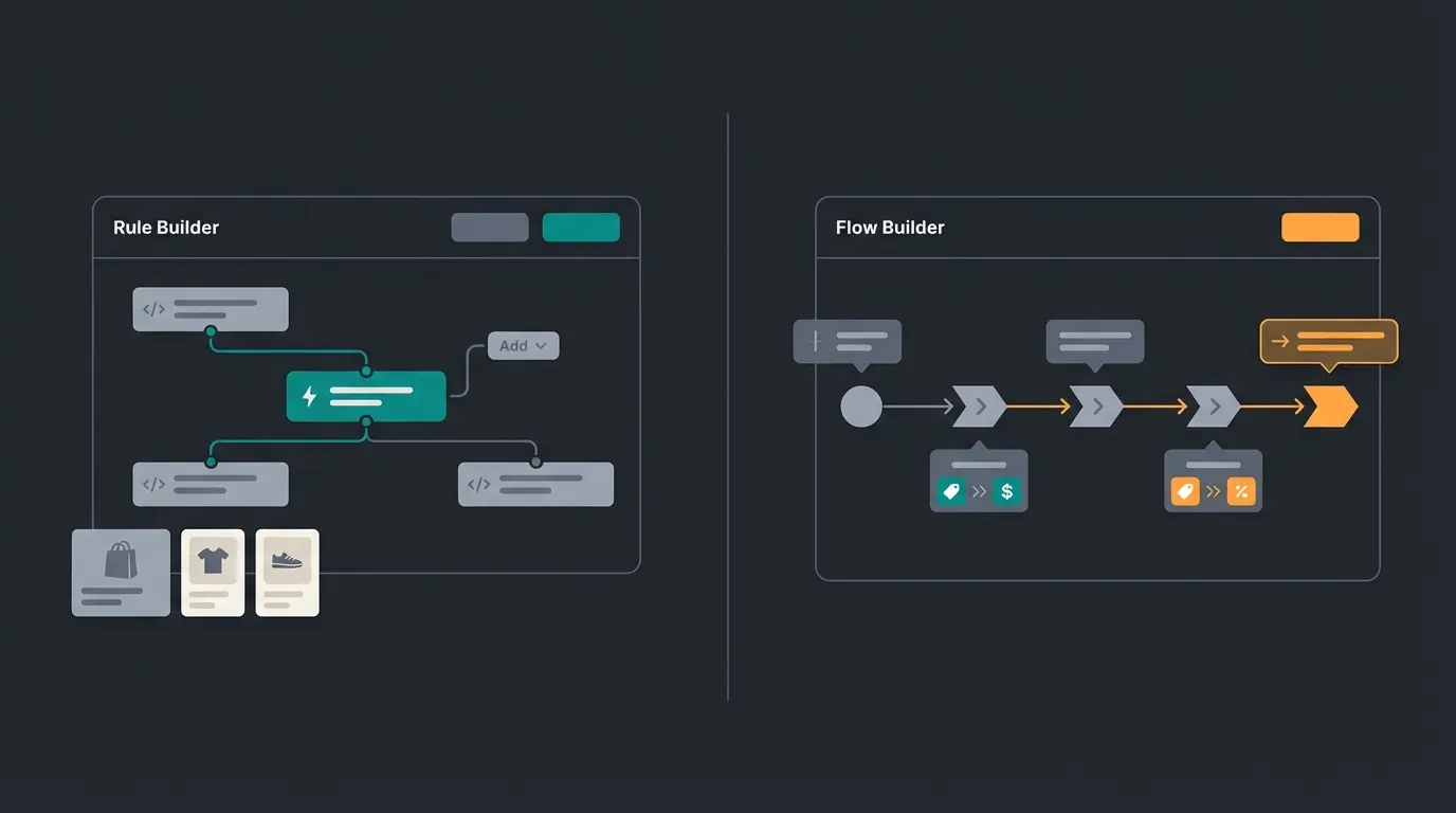 Shopware 6 Rule Builder und Flow Builder in der Demo-Umgebung
