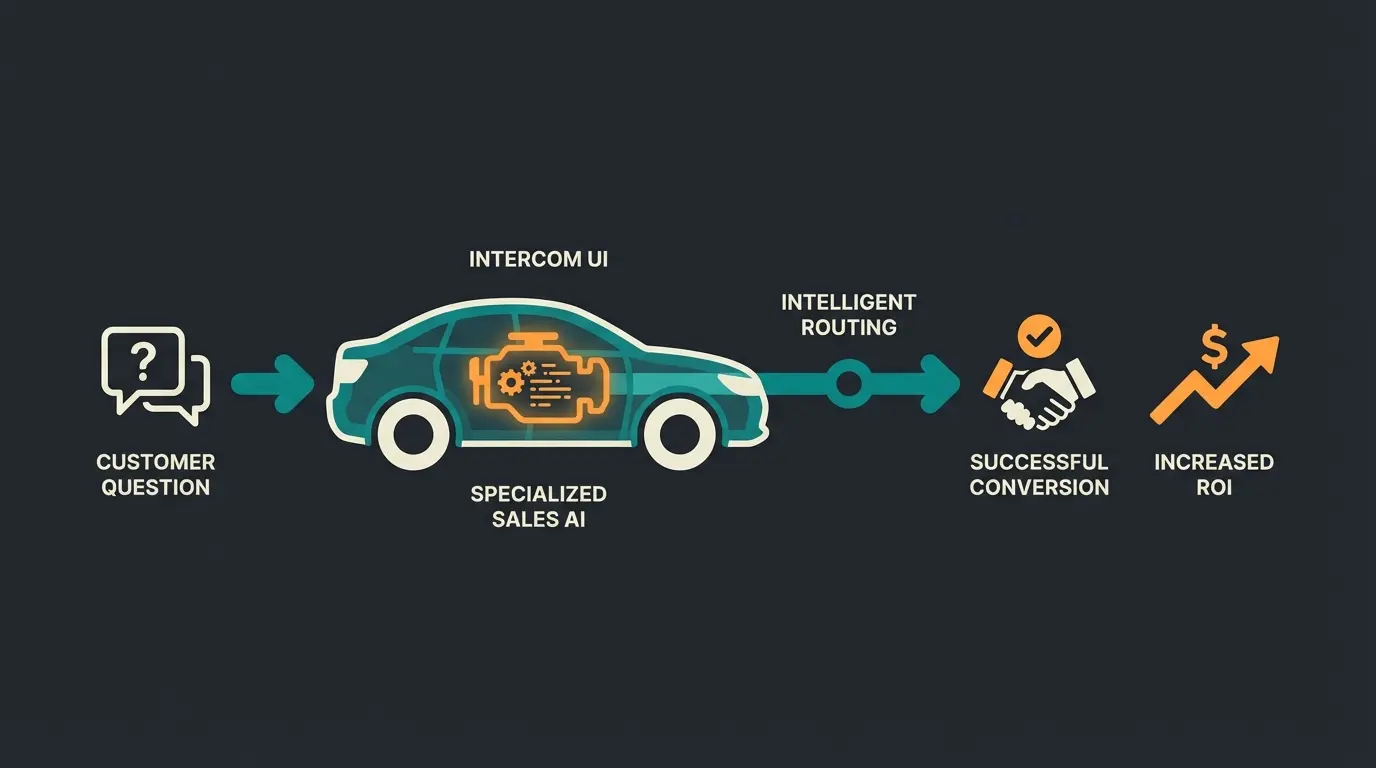 Strategisches Framework: Intercom UI plus spezialisierte Sales AI