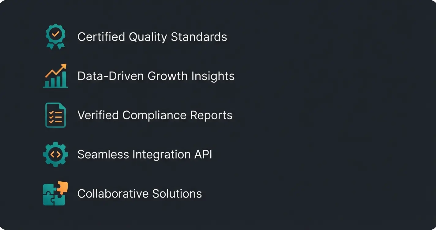 Fuenf Auswahlkriterien fuer eine Shopware SEO Agentur als visuelle Checkliste