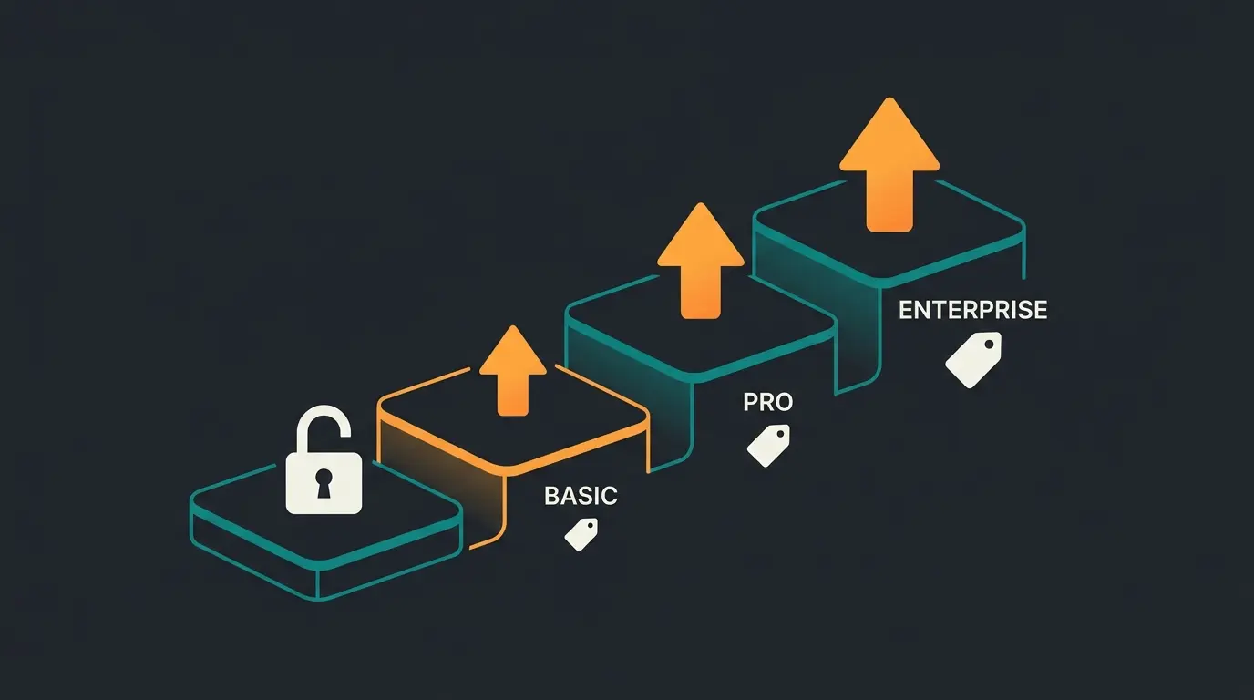 Shopware Editionen als aufsteigende Stufen von Community (kostenlos) bis Beyond (Enterprise)