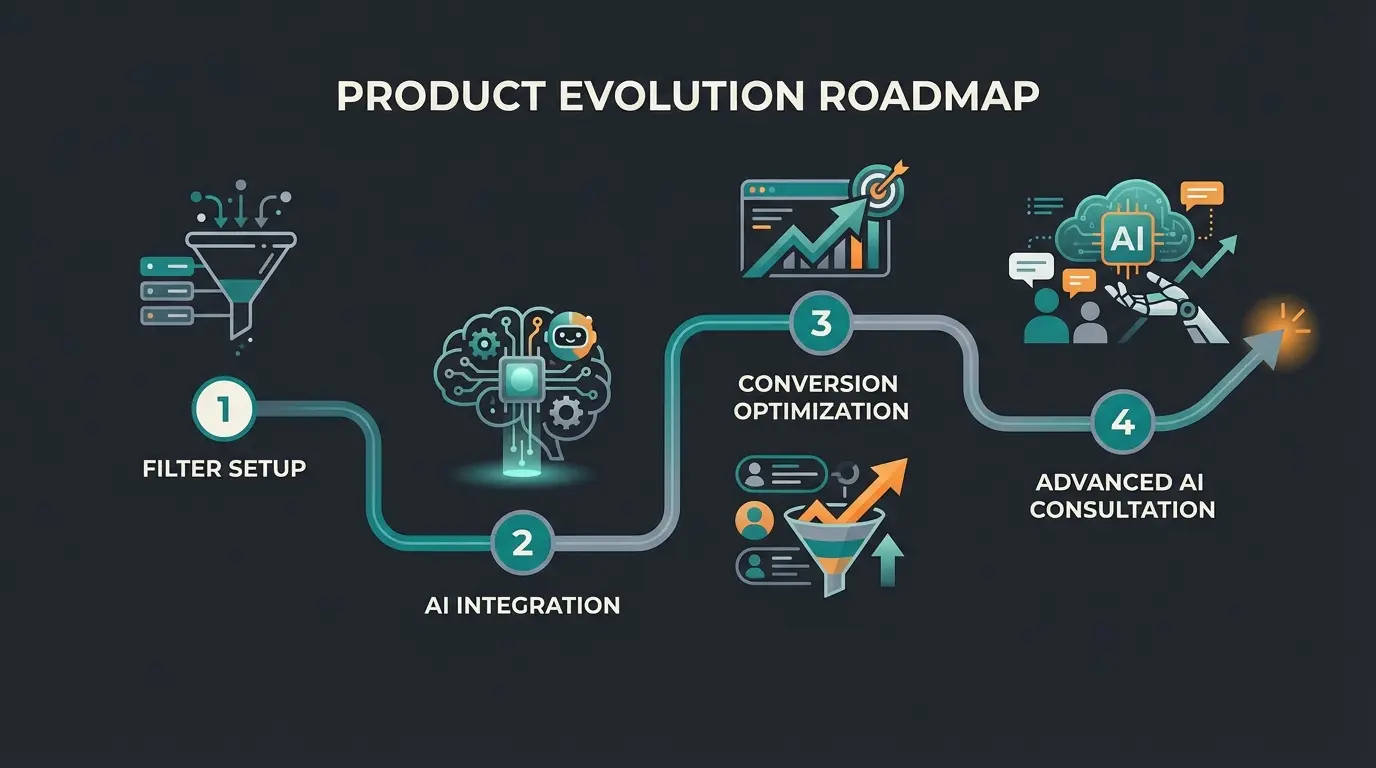 Roadmap zur Kombination von WooCommerce Filter Plugins mit KI-Produktberatung