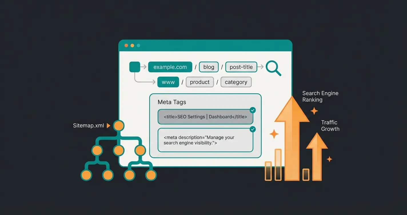 Shopware 6 SEO-Einstellungen mit URL-Vorlagen, Meta-Tags und Sitemap-Konfiguration