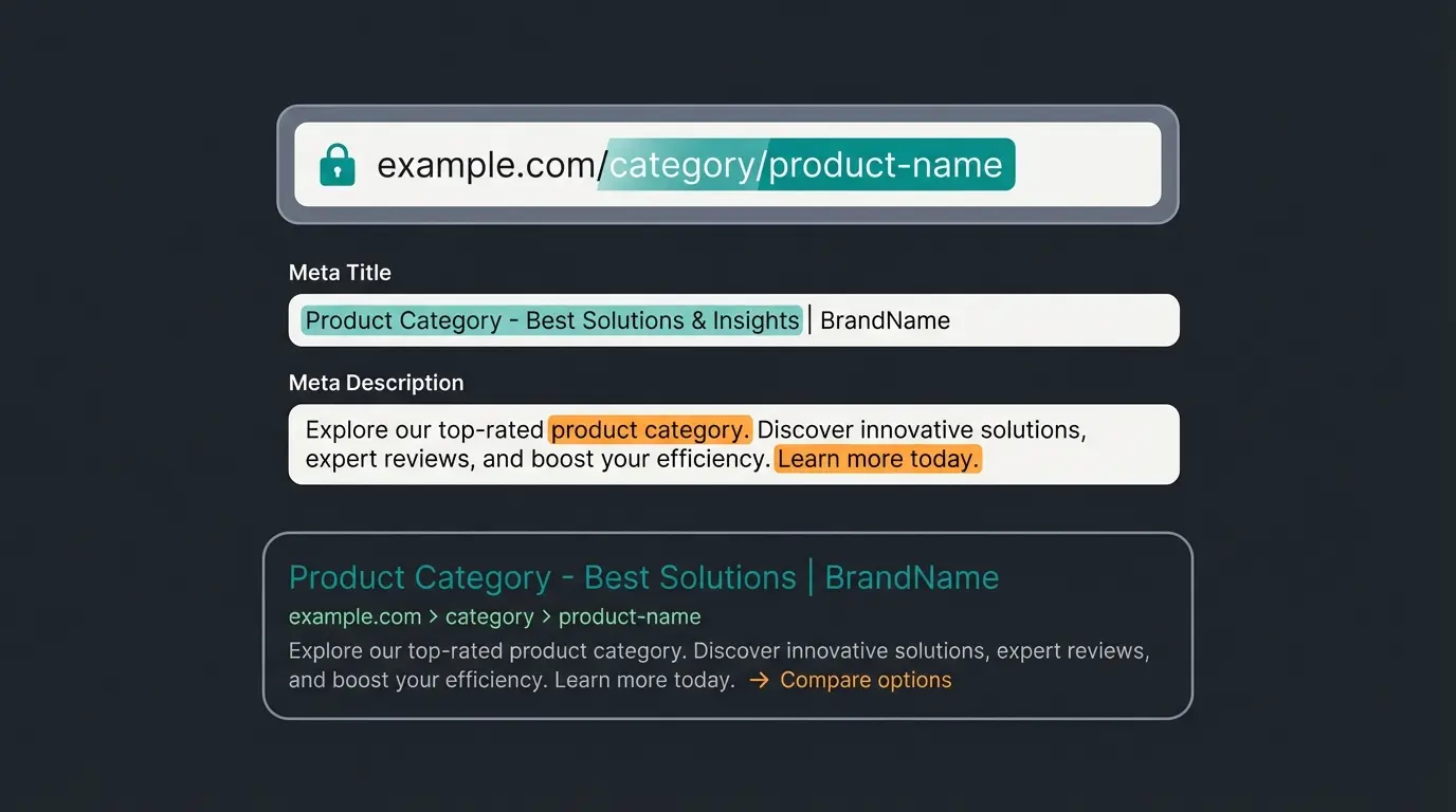 SEO-Einstellungen für Shopware Kategorieseiten mit Meta-Titel, URL und Description