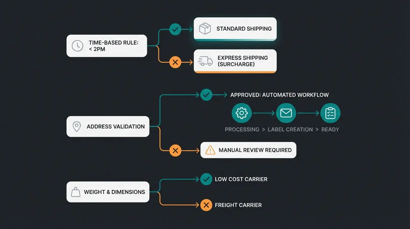 Shopware Rule Builder Konfiguration für DPD Versandregeln