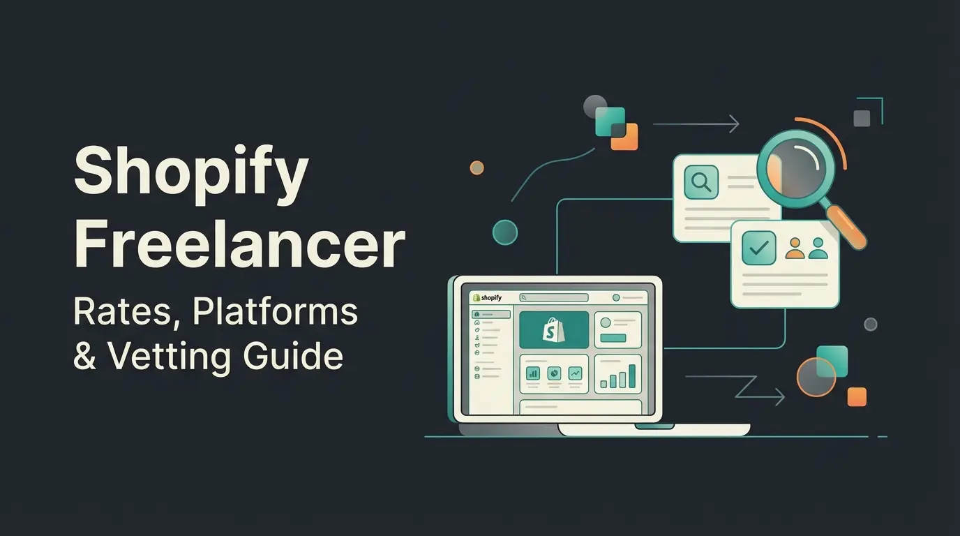 Shopify freelancer hiring guide with rates and platform comparison