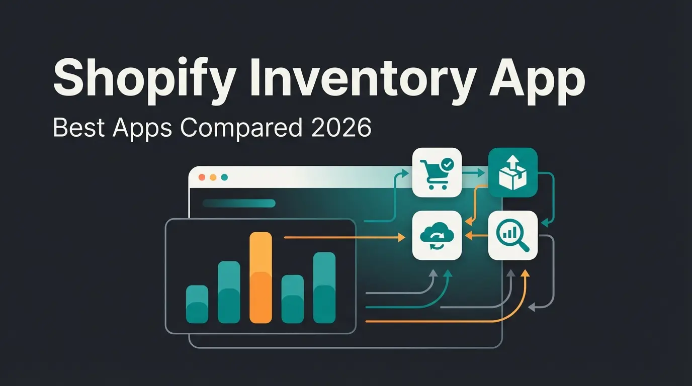 Comparison of the best Shopify inventory management apps in 2026 with feature overview and pricing