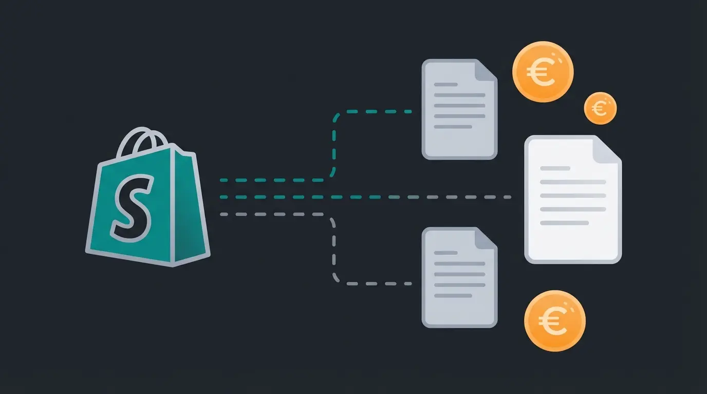 Shopify Buchhaltung: Darstellung der Lücke zwischen Shopify und deutscher Buchführung