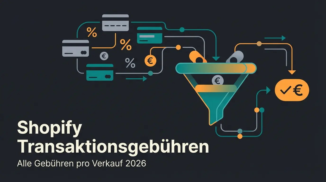 Shopify Transaktionsgebuehren 2026: Gebuehren pro Verkauf
