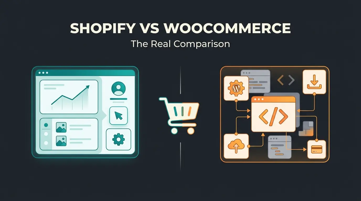Comparison of Shopify and WooCommerce e-commerce platforms for online stores