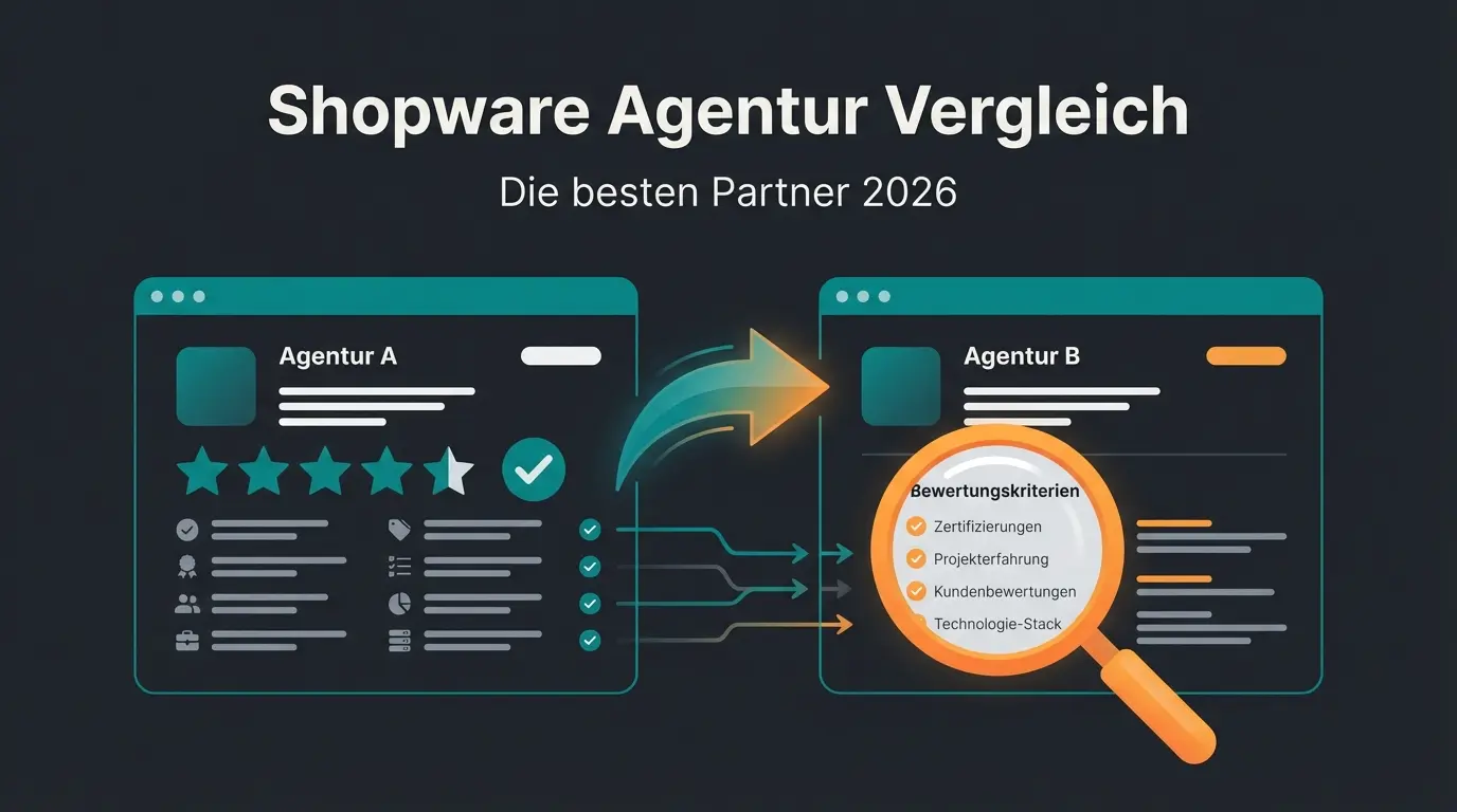 Shopware Agentur Vergleich: Die besten Partner für deinen Shop 2026