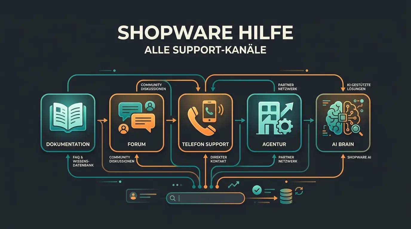Shopware Hilfe: Alle Support-Kanäle im Vergleich