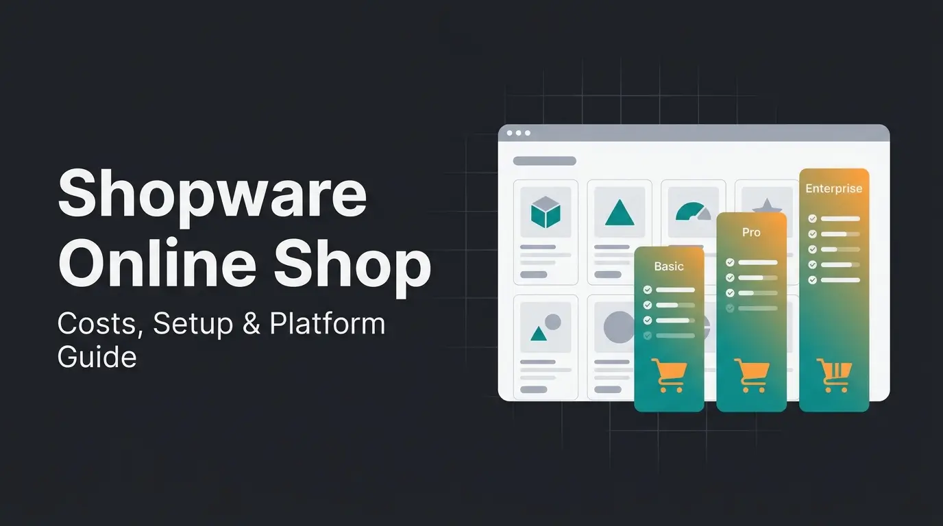 Shopware Online Shop: Costs, Setup & Platform Guide