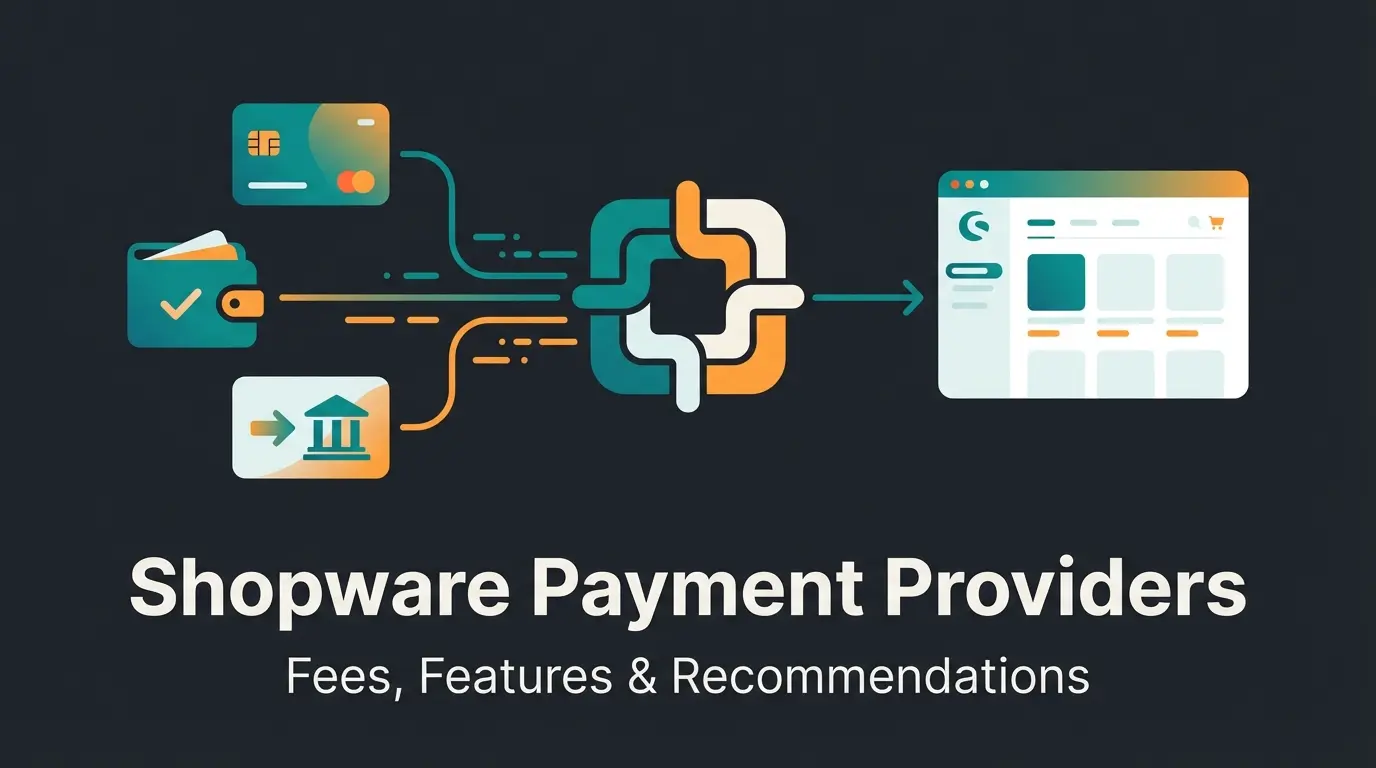 Comparison of Shopware payment providers including Mollie, Stripe, PayPal, Klarna, PAYONE and Adyen