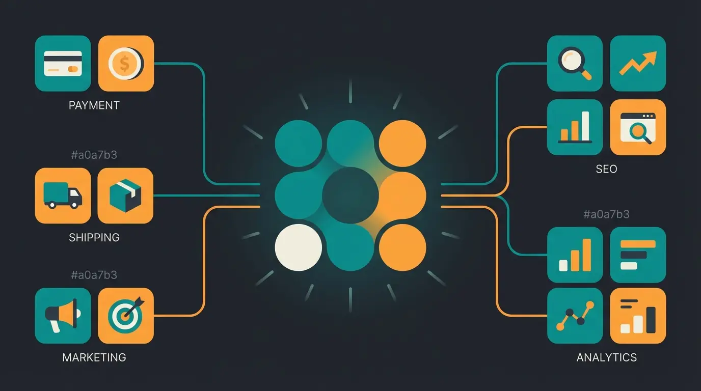 Shopware extension ecosystem showing plugin categories available in the Shopware Store