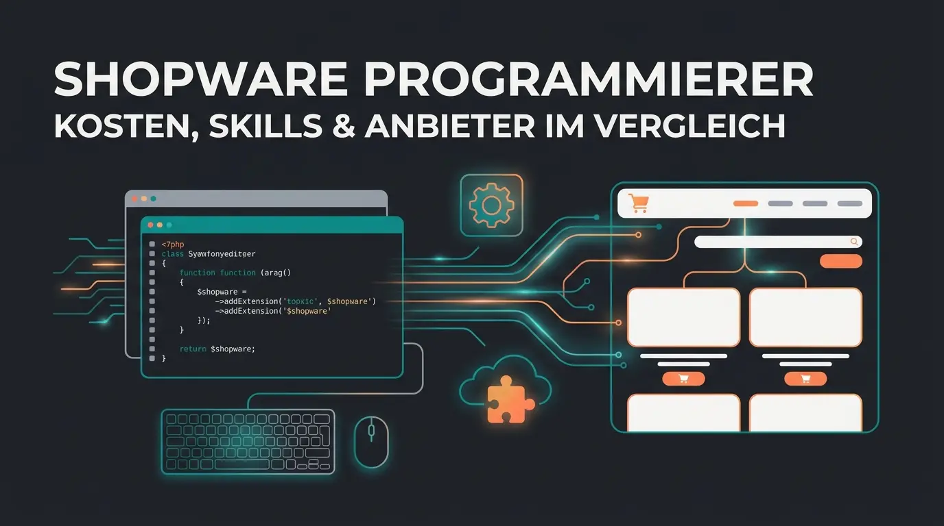 Shopware Programmierer: Kosten, Skills, Anbieter