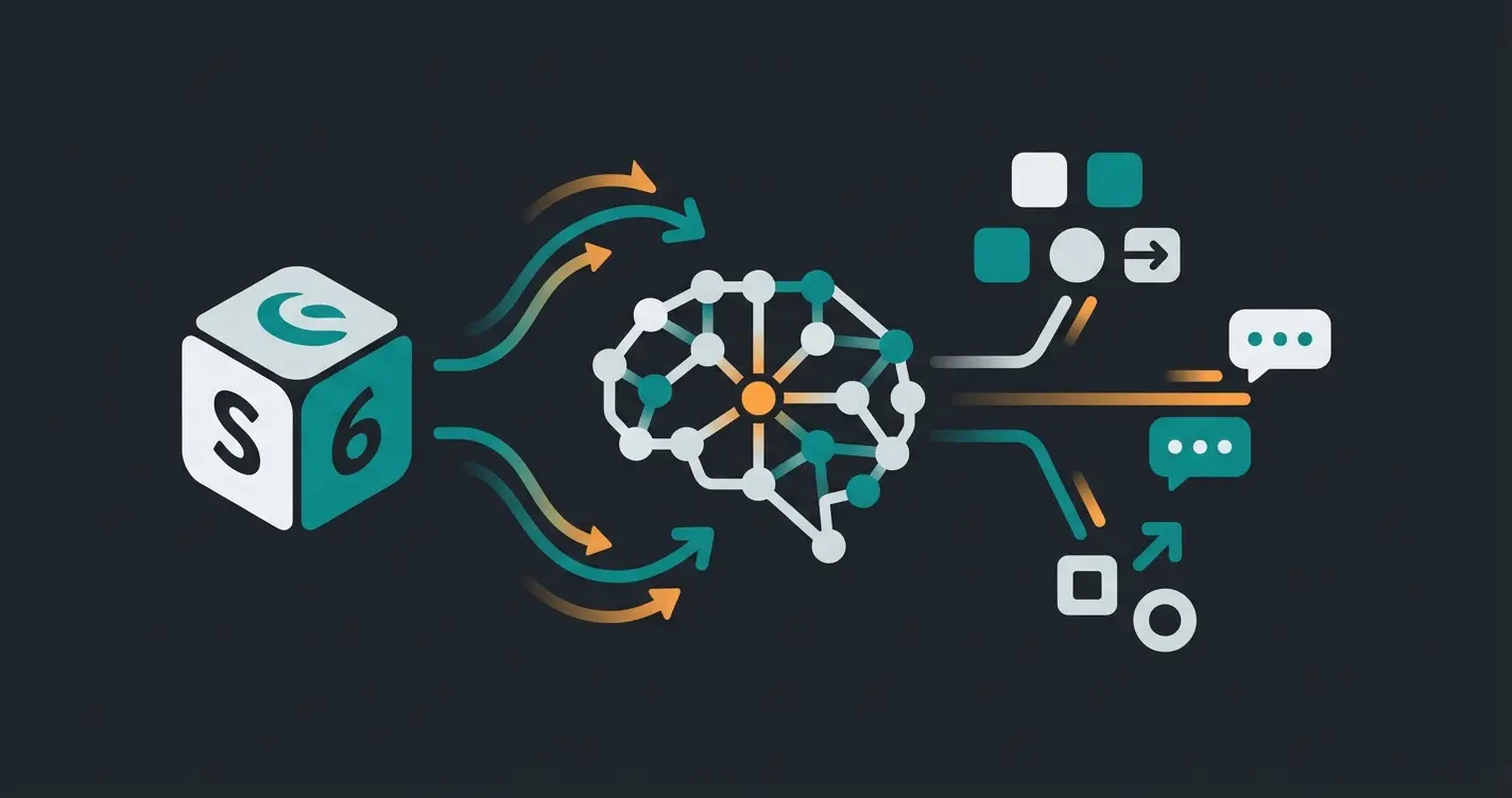 Shopware 6 KI-Integration Architektur mit API-Anbindung und Datenfluss