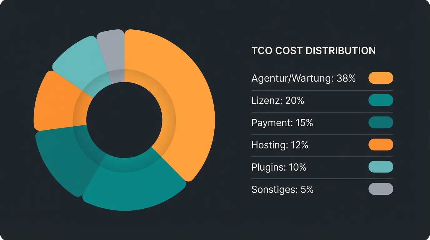 Shopware TCO Kostenverteilung nach Kategorien